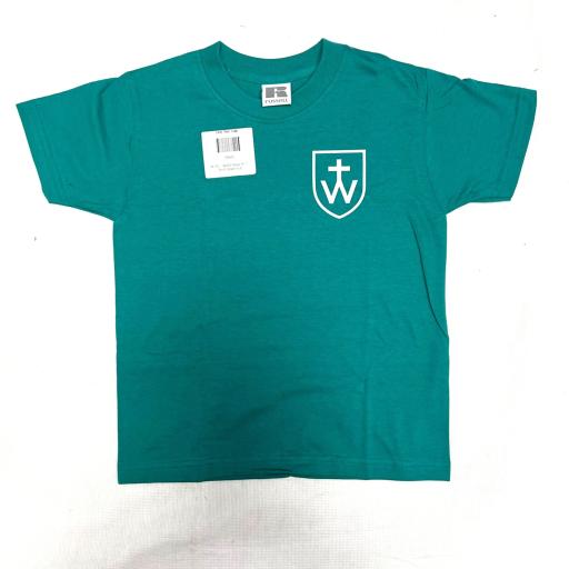 The Weald P.E. T Shirt, green