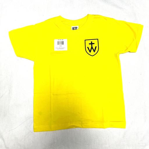 The Weald P.E. T Shirt, yellow